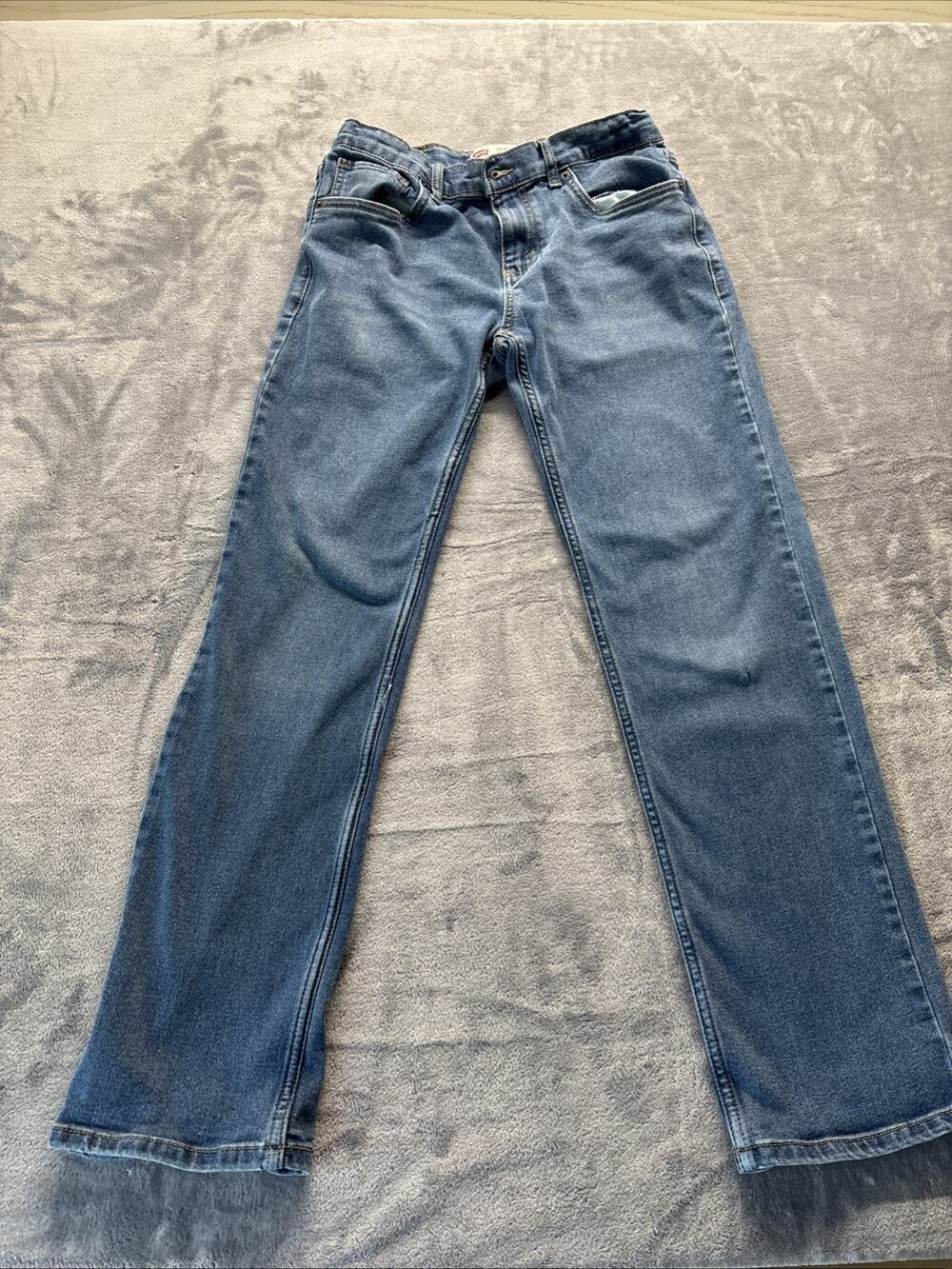 LEVI 514 STRAIGHT DENIM JEANS WOMENS SZ 18 REG 29X29
